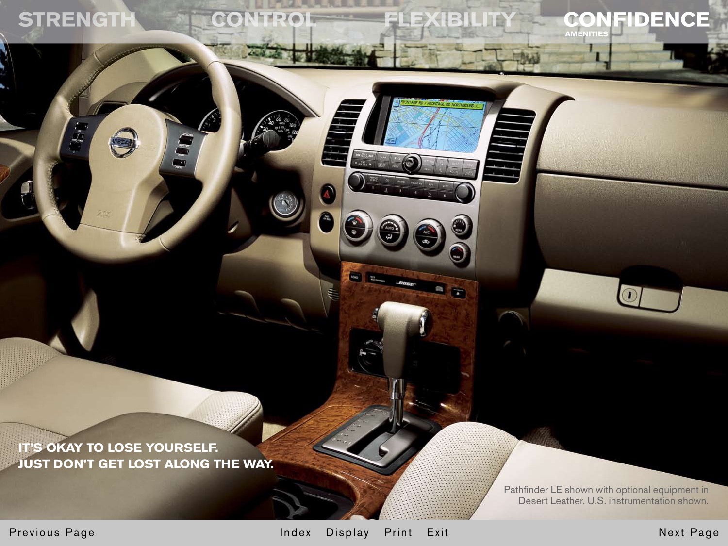 2005 Nissan Pathfinder Brochure Page 8